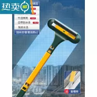 敬平纱窗刷清洗器免拆窗纱擦玻璃家用刮窗户器洗沙窗网双面清洁工具 多功能纱窗刷 刮擦刷三合一[黄绿色]擦玻璃器