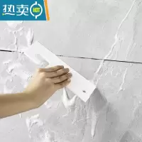 敬平迷你台面刮水板小刮水器浴室擦玻璃器硅胶清洁工具卫生间洗手台 硅胶白色大号刮水器