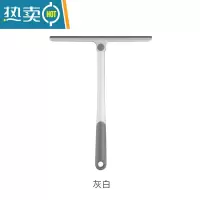 敬平刮水板擦玻璃器厨房卫生间洗手台面汽车窗户清洁刷擦镜子刮水器 灰白