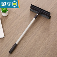 敬平搽擦玻璃器家用双面擦高楼刮水器凊洗刷窗户清洁工具伸缩杆 黑色[可伸缩玻璃擦]