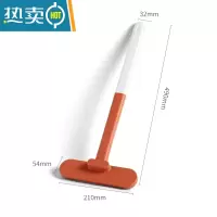 敬平纱窗清洗器家用清理窗纱长柄刷擦洗玻璃刮窗户刷子清洁器免拆洗 白橘擦玻璃器