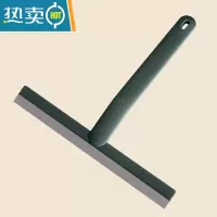 敬平硅胶刮窗户擦玻璃器家用刮水器卫生间浴室镜子桌子刮子清洁工具 线条简约刮水器(午夜绿)
