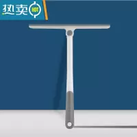 敬平擦玻璃器家用刮玻璃擦纱窗清洗刮水器擦窗户专用工具保洁双面擦 可旋转刮窗器-灰白