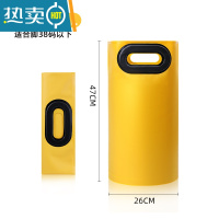 敬平可折叠泡脚袋泡脚水盆深过小腿洗脚水桶必旅行便携式户外游备用品 高款16L柠檬黄(适用38码以下脚码)