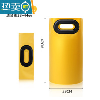 敬平可折叠泡脚袋泡脚水盆深过小腿洗脚水桶必旅行便携式户外游备用品 高款21L柠檬黄(适用38-44码脚码)