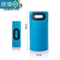 敬平泡脚袋可折叠泡脚水盆深旅行便携式水桶洗脚户外旅行用品器保温 高款21L天蓝色(适用38-44码脚码)