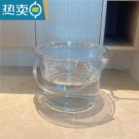 敬平*漂亮的小姨妈*透明手提水桶洗衣桶宿舍储水用洗澡家用桶塑料桶大 透明水桶