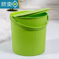 敬平水桶可坐塑料桶带盖凳子收纳水桶洗车钓鱼桶垃圾桶储物桶幼儿园桶 [加厚大号]坐高26厘米绿色