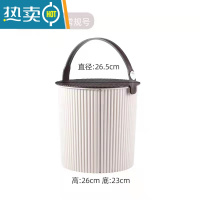 敬平水桶凳塑料加厚可坐家用钓鱼桶手提洗澡篮洗衣桶幼儿园收纳桶带盖 奶咖色中号10L (加厚650g)