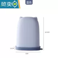 敬平塑料带锁扣旅行肥皂盒迷你便携香皂盒创意硅胶带盖密封防水皂盒 北欧蓝1个[带硅胶密封盖]