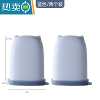 敬平塑料带锁扣旅行肥皂盒迷你便携香皂盒创意硅胶带盖密封防水皂盒 北欧蓝2个[带硅胶密封盖]