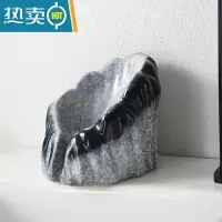 敬平日式家用轻奢ins陶瓷台上盆沥水肥皂碟香皂盒滤水皂托置物架 山峰皂盒(星空)带滤水