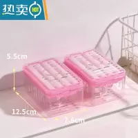 敬平创意香皂盒轻奢多功能洗衣服肥皂盒免手搓起泡皂盒家用沥水收纳盒 免手搓起泡沥水皂盒2个樱花粉装