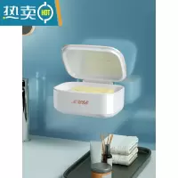 敬平肥皂盒壁挂式家用浴室卫生间免打孔轻奢创意沥水盒带盖香皂置物架 象牙白[防水防尘-双层沥水-不泡皂]