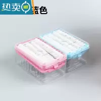 敬平免搓洗手搓香皂盒创意多功能沥水收纳盒家用滚轮式自动起泡肥皂盒 蓝色+粉色