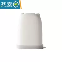 敬平肥皂盒带盖mini旅行便携式ins创意个性香皂盒防水密封硅胶收纳盒 1只装-白色