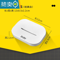 敬平香皂盒创意沥水个性创意可爱轻奢风家用卫生间学生宿舍肥皂架 经典白