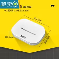 敬平香皂盒创意沥水个性创意可爱轻奢风家用卫生间学生宿舍肥皂架 经典白