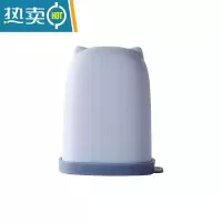 敬平肥皂盒带盖mini旅行便携式ins创意个性香皂盒防水密封硅胶收纳盒 1只装-蓝色