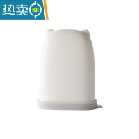 敬平肥皂盒带盖mini旅行便携式ins创意个性香皂盒防水密封硅胶收纳盒 2只优惠装-白色