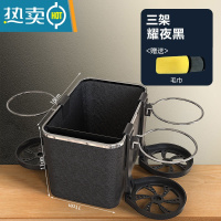 敬平车内扶手箱加厚结实置物架收纳盒水杯架抽纸盒 黑色高档皮纹面[三杯架可拆卸]送毛巾纸巾盒