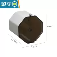敬平卫生间纸巾盒免打孔壁挂式卷纸架防水厕所厕纸盒收纳卫生纸置物架 卷纸架-石英白(90%用户选择,本店)