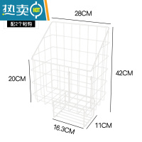 敬平卫生间纸巾盒厕所抽纸盒壁挂式卷纸架纸巾架放置洗手间纸筒免打孔 款式2白色小号配纸巾架(配粘钩)