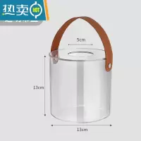 敬平桌面创意卷纸筒圆筒茶几收纳盒抽纸卷纸盒客厅多功能卫生间纸巾盒 升级透明色 带盖