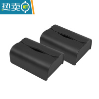 敬平适用特斯拉model3YSX车载纸巾盒创意收纳抽纸盒挂式家车通用配件 魅力黑纸巾盒2个装(纸巾2包)