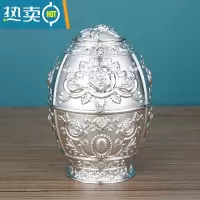 敬平欧式纸巾盒家用客厅茶几抽纸盒创意轻奢KTV纸抽盒餐厅美式ins摆件 银色银牙签筒(时尚)
