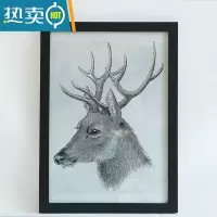 敬平实木简约挂墙相框画框外框A4A3素描装裱海报4开8k16寸 20 28定制 黑色 28寸,挂墙款,可放入尺寸50.3