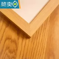 敬平diy相框挂墙拍立得打印洗照片情侣定制拼图生日礼物实木框架摆台 橡木色 相框[33*43cm]+40张大2寸照片+精