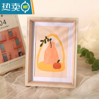 敬平简约相框摆台画框挂墙洗照片6寸7 8七寸10桌面摆件儿童相册架定制 樱花粉 16寸[可放30.5*40.6cm]挂墙