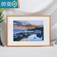 敬平简约窄边铝合金相框挂墙a3画框装裱8k4开A2海报外框定制拼图框架 006圆面金色 A1[内框59.4X84cm]挂