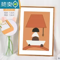 敬平简约铝合金相框挂墙装裱a3a4海报拼图大尺寸金属画框架定制4k开8k 8069平面款亮钛金 小24寸挂墙[可放40.