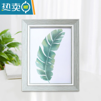 敬平欧式相框横竖两用5寸6寸7寸8寸10寸A4寸12寸桌面摆件广告摆台挂墙 2520系列淡绿色 A4(可放:21*29.