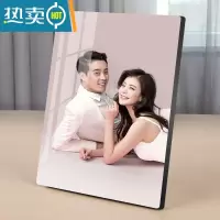 敬平洗照片做成相框挂墙大韩水晶婚纱照相片放大儿童摆台加定制九宫格 大韩水晶(满屏) 7寸 (摆台)-体验价