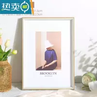 敬平细窄边相框挂墙北欧风画框装裱a3a4纸展示24寸大木质框架四开4k8k 木纹色 8K/开挂墙[可放26.6*38厘米