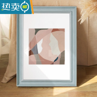 敬平欧式画框挂墙相框24寸30寸20装裱5075cm定制4K8海报框广告框美式 做旧玉 18寸挂墙[可放35.5*45.