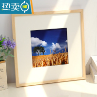 敬平实木相框挂墙定制简约外框架A4证书框摆台a3木质24寸8开k装裱画框 白橡木 18寸(30.5X45.5cm)挂墙