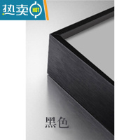 敬平钻石画裱框十字绣边框铝合金相框定制自装字画框刺绣表框装裱挂墙 黑色 定制尺寸 联系客服报价