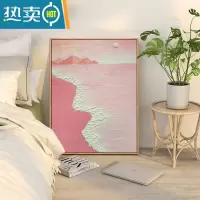 敬平新 diy数字油画手工石英砂丙烯肌理画立体海浪沙滩风景房间装饰画装饰画