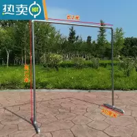 敬平镀锌钢管晾衣架落地简易家用阳台卧室挂衣架不锈钢镀锌凉挂晒被晾 6分管加厚长2米高1.5米