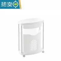 敬平落地次净挂衣架带轮浴室收纳卧室脏衣篮篓隔夜衣帽移动晾衣架置物 置物架C款
