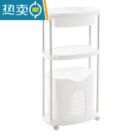 敬平落地次净挂衣架带轮浴室收纳卧室脏衣篮篓隔夜衣帽移动晾衣架置物 置物架D款