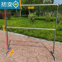 敬平镀锌钢管晾衣架落地简易家用阳台卧室挂衣架不锈钢镀锌凉挂晒被晾 6分管加厚双层款长2米高1.8米