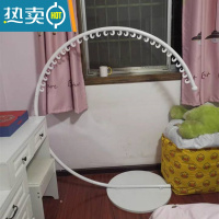 敬平创意衣架落地卧室家用衣帽架简约室内挂衣架新房晾衣架铁艺衣服架 白色