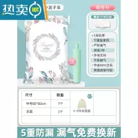 敬平家用抽真空压缩袋收纳袋加厚被子衣物棉被电泵行李箱空气专用袋子 7中号1手泵 中号(80*60cm)