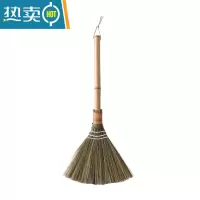 敬平手工草编扫帚小扫把迷你除尘掸子石磨扫粉刷子软毛长短柄儿童车用