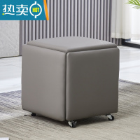 敬平小凳子家用网红轻奢魔方凳组合收纳椅茶几餐桌创意可折叠简易板凳收纳凳